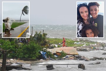 Momento aterrador: un torrente de agua inunda la calle mientras el huracán Melissa azota Jamaica y los lugareños dicen "cuidado con los cocodrilos"