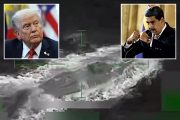 Momento coronado Donald Trump arroja lodo marrón sobre la multitud desde un avión mientras se burla de los manifestantes de 'No Kings' con un video de inteligencia artificial