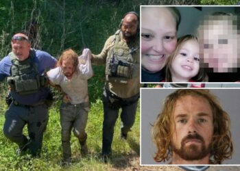 Un collage de imágenes que contiene 3 imágenes. La imagen 1 muestra NINTCHDBPICT000909501169, la imagen 2 muestra NINTCHDBPICT001031502269, la imagen 3 muestra una fotografía policial de Daniel Callihan, un hombre con barba y cabello castaño ondulado hasta los hombros, vestido con un mono naranja.