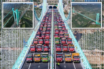 'Saltadores de puenting' saltarán desde el puente más alto del mundo SIN cuerda en la última atracción de terror en un cruce de 2000 pies de altura