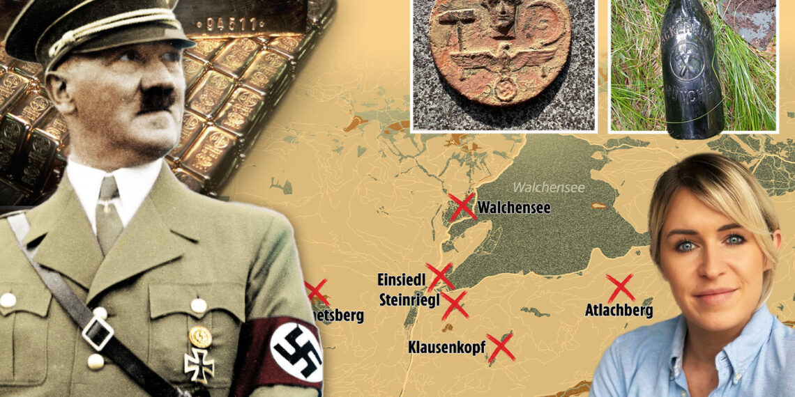 ¿Es este el lugar secreto del oro enterrado de Hitler? Hunter más cerca que NUNCA de un descubrimiento de mil millones de libras después de 80 años