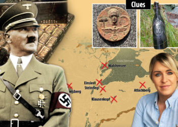 ¿Es este el lugar secreto del oro enterrado de Hitler? Hunter más cerca que NUNCA de un descubrimiento de mil millones de libras después de 80 años