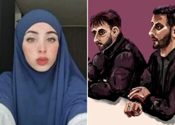 Un collage de imágenes que contiene 2 imágenes, la imagen 1 muestra NINTCHDBPICT001041672942, la imagen 2 muestra un dibujo judicial: hermanos y padre sospechosos de asesinar a Ryan Al Najjar De Joure - 27 de noviembre de 2025