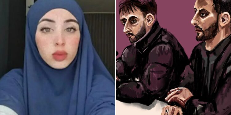 Un collage de imágenes que contiene 2 imágenes, la imagen 1 muestra NINTCHDBPICT001041672942, la imagen 2 muestra un dibujo judicial: hermanos y padre sospechosos de asesinar a Ryan Al Najjar De Joure - 27 de noviembre de 2025