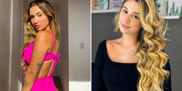 Un collage de imágenes que contiene 2 imágenes. La imagen 1 muestra a Bárbara Elisa Yabeta Borges posa para una foto sin fecha. La imagen 2 muestra a Bárbara Elisa Yabeta Borges, de 28 años, posa para una foto sin fecha. Fue asesinada en Río de Janeiro, Brasil.