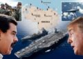 El buque de guerra más grande de Trump llega al Mar Caribe mientras se avecinan temores de una guerra con Venezuela a pesar del pedido de paz de Maduro.