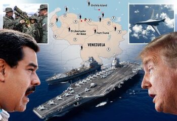 El buque de guerra más grande de Trump llega al Mar Caribe mientras se avecinan temores de una guerra con Venezuela a pesar del pedido de paz de Maduro.