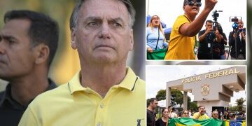 El expresidente brasileño Jair Bolsonaro 'intentó abrir la etiqueta del tobillo' después de un 'ataque de nervios' y 'alucinaciones'