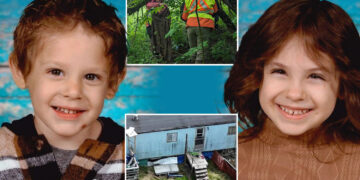 El misterio de un hermano de 4 años y una hermana de 6 que desaparecieron de su dormitorio hace seis meses dejando una manta rosa y huellas de botas