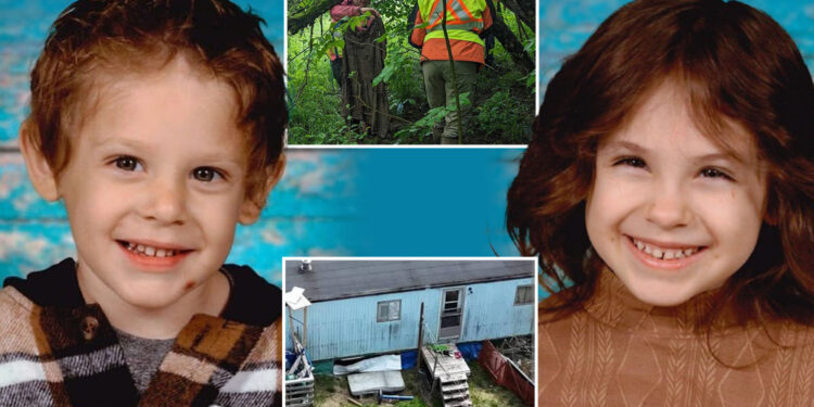 El misterio de un hermano de 4 años y una hermana de 6 que desaparecieron de su dormitorio hace seis meses dejando una manta rosa y huellas de botas