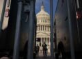 El Centro de Visitantes del Capitolio de EE. UU. en Washington, DC, está cerrado a los visitantes durante el cierre del gobierno federal, el 1 de octubre de 2025.