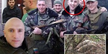 El sonriente 'carnicero de Bucha' ruso que dirigió la matanza de civiles ucranianos DESENMASCARADO mientras la investigación 'llega hasta Putin'