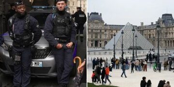 El sospechoso del atraco al Louvre es un ex guardia del museo y un motociclista influyente que fue filmado haciendo estallar caballitos en los Campos Elíseos