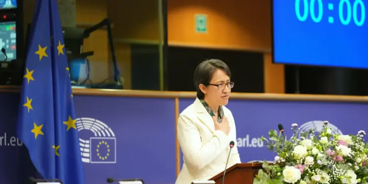El vicepresidente de Taiwán pide apoyo internacional en un inusual discurso ante la UE