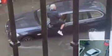 España golpeada por MÁS inundaciones horrorosas mientras los videos muestran calles sumergidas y personas corriendo para refugiarse mientras la tormenta provoca caos en los vuelos