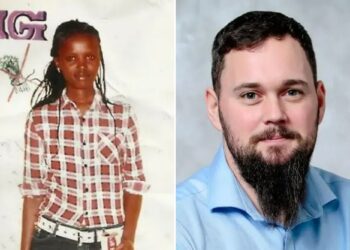 Un collage de imágenes que contiene 2 imágenes. La imagen 1 muestra a una mujer joven con una camisa a cuadros y jeans. La imagen 2 muestra NINTCHDBPICT001025503374