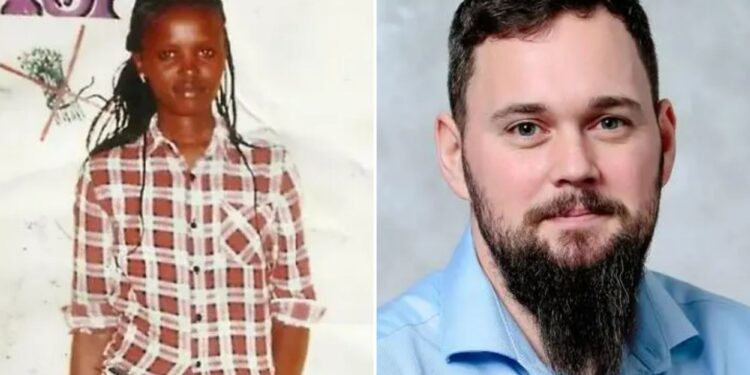 Un collage de imágenes que contiene 2 imágenes. La imagen 1 muestra a una mujer joven con una camisa a cuadros y jeans. La imagen 2 muestra NINTCHDBPICT001025503374