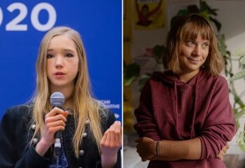 Furia cuando la guerrera ecológica Greta Thunberg tiñe de verde el icónico canal de Venecia en otro truco idiota mientras está PROHIBIDA en la ciudad