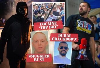 'Gánsteres' británicos que trabajaban para la 'mafia irlandesa' arrestados por policías colombianos fuertemente armados