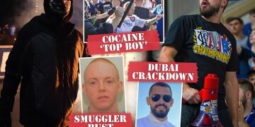 'Gánsteres' británicos que trabajaban para la 'mafia irlandesa' arrestados por policías colombianos fuertemente armados