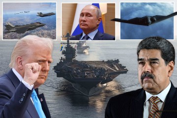 Imágenes satelitales revelan buques de guerra estadounidenses con 1.600 marines acercándose a Venezuela mientras Trump está "listo para atacar en cualquier momento"