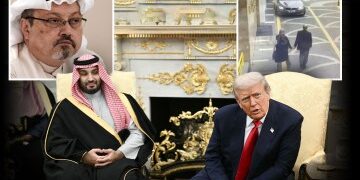 Impresionante momento: submarino de la OTAN torpedea a una fragata en ejercicio mientras el barco estalla en el aire y los contenedores se caen