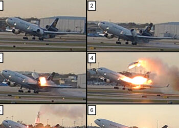La Junta de Seguridad publica imágenes que muestran el motor separándose del avión de UPS antes del accidente fatal