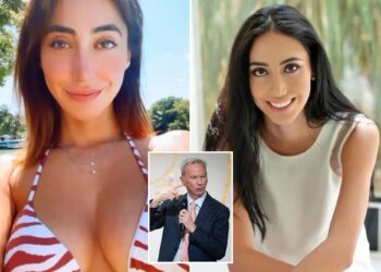 Un collage de imágenes que contiene 3 imágenes. La imagen 1 muestra a Michelle Ritter con un top de bikini a rayas rojas y blancas. La imagen 2 muestra NINTCHDBPICT001041410445. La imagen 3 muestra París, Francia. 21st de mayo de 2024. Eric Schmidt, ex director ejecutivo de Google, habla durante una reunión con miembros del sector de la inteligencia artificial como parte de una cumbre sobre inteligencia artificial organizada por el presidente de Francia en el Palacio Presidencial del Elíseo.