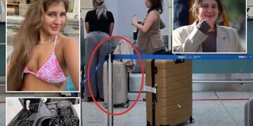 La mula de drogas británica Bella Culley aterriza en el Reino Unido poniendo fin al infierno de la prisión de Georgia... con una 'maleta de contrabando de cannabis'