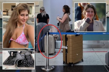 La mula de drogas británica Bella Culley aterriza en el Reino Unido poniendo fin al infierno de la prisión de Georgia... con una 'maleta de contrabando de cannabis'