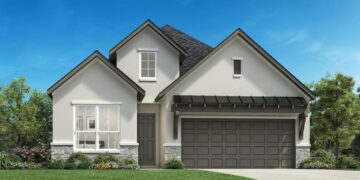 Una casa recién construida de 3 dormitorios y 2 baños en Willis, Texas, se cotiza en $535,000. (Cortesía de la Asociación de Agentes Inmobiliarios de Houston)