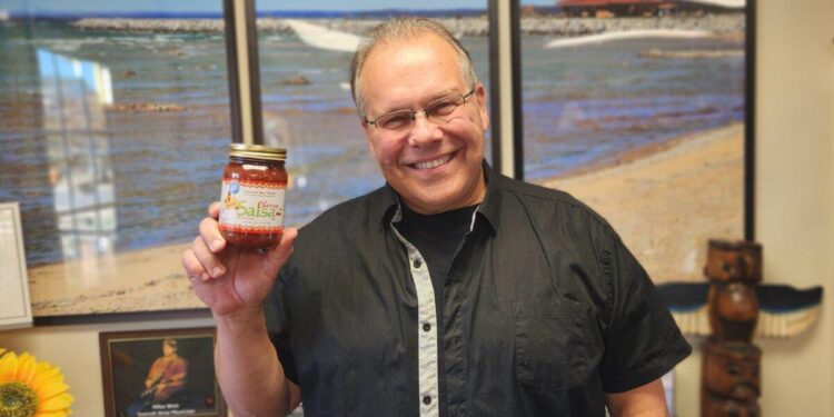 Andy LaPointe, propietario de Travis Bay Farms en Michigan. (Cortesía de Travis Bay Farms)