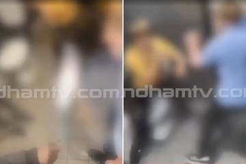 Momento de terror: una pasajera de taxi le saca un MACHETE al conductor y le exige que cambie la estación de radio