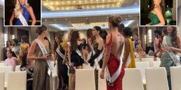 Momento en que el jefe de Miss Universo se disculpa entre lágrimas después de calificar a Miss México de 'idiota', lo que provocó una huelga