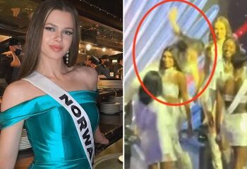 Momento impactante: Miss Universo se sumerge en el CAOS cuando la ganadora sale furiosa del evento y el jefe del concurso tacha a la concursante de "tonta"