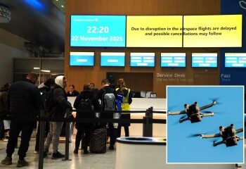 Momento impactante: dos pasajeros CORREN por la pista en un intento por tomar su vuelo perdido de Wizz Air desde el punto de acceso de la ciudad