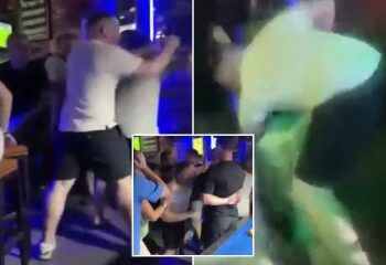 Momento impactante: un turista británico se pelea con un compañero de viaje después de que 'un hombre puso sus pies descalzos contra el reposacabezas'