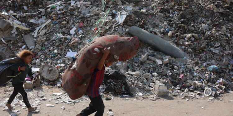 Nuestro camino de regreso a la ciudad fantasma de la ciudad de Gaza está pavimentado de dolor y pérdida