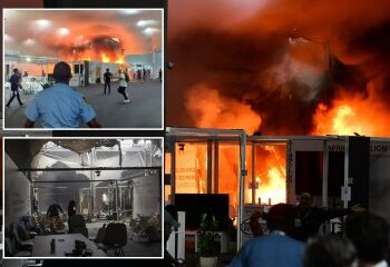 Primera imagen del piloto indio muerto en un accidente de bola de fuego de un avión de combate en el Salón Aeronáutico de Dubai mientras llegan los homenajes