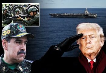 Temores de guerra mientras Maduro ordena una 'movilización masiva' del ejército de Venezuela después de que un buque de guerra estadounidense llegue al Caribe