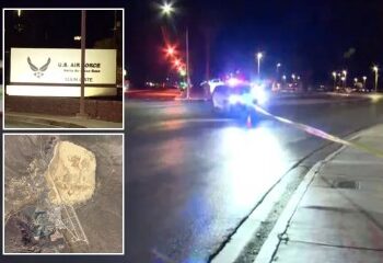 Un audio espeluznante revela el momento en que un objeto misterioso SE ESTRELLA cerca del Área 51 mientras la base está cerrada y el FBI investiga 'signos de manipulación'