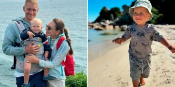 Un collage de imágenes que contiene 2 imágenes. La imagen 1 muestra que un niño ruso murió después de una picadura de medusa. La imagen 2 muestra que un niño ruso murió después de una picadura de medusa.