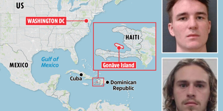 Una pareja estadounidense deformada 'conspiró para invadir una isla remota con mercenarios sin hogar, matar a sus hombres y esclavizar sexualmente a mujeres y niños'