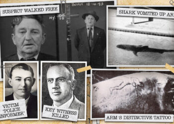 Cómo un tiburón feroz vomitó un brazo humano cortado frente a una multitud horrorizada en el acuario, lo que desató el misterio del asesinato de las mafias