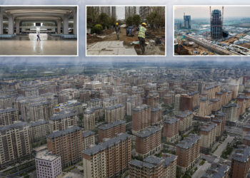 Dentro de la fallida ciudad del futuro de China, valorada en 85.000 millones de dólares, que se convirtió en una ciudad fantasma vacía... porque 'mega-Milton Keynes' es demasiado ABURRIDO