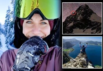 El novio de la escaladora Kerstin Gurtner 'no pidió ayuda hasta HORAS después de dejarla morir congelada' en una cumbre de -20 ° C