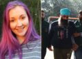 Un collage de imágenes que contiene 2 imágenes, la imagen 1 muestra a Toyah Cordingley, la imagen 2 muestra INDIA-AUSTRALIA-CRIMEN-CORTE