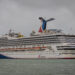 El crucero Carnival Sunrise atracó en PortMiami.