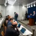 El presidente de la Reserva Federal, Jerome Powell, habla en una conferencia de prensa posterior a la reunión del Comité Federal de Mercado Abierto en Washington el 29 de octubre de 2025. (Madalina Kilroy/La Gran Época)
