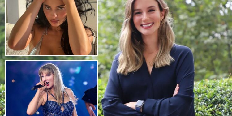 Un collage de imágenes que contiene 3 imágenes. La imagen 1 muestra For-tu-tu-ne. Ballerina, de 29 años, se convierte en la multimillonaria  joven del mundo. La imagen 2 muestra NINTCHDBPICT001040894431, la imagen 3 muestra a Taylor Swift | The Eras Tour - Indianápolis, IN